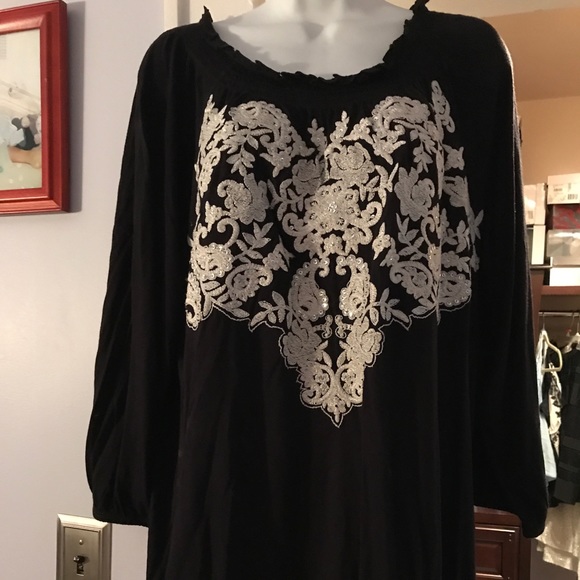 Simply stunning. Gypsy style blouse XL like new - Picture 1 of 5